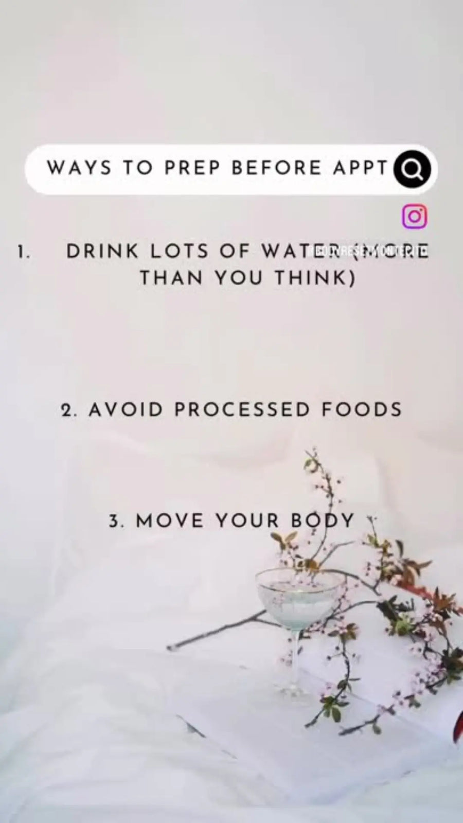 Appointment prep tips